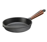 SKEPPSHULT Sartén de 20 cm de Altura y Mango de Madera de Hierro Fundido