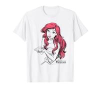 Sketch Ariel Sea Shell Camiseta