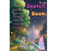 Sketch Book from Lime Land: Sketch Book for kids - 8x11, 100 Pages , Blank Paper; perfect for kids! (The journey across Lime Land - Black & White)
