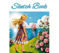 Sketch Book: Hardcover Drawing Pad for Kids, Teens and Adults, Blank Pages for Sketching, Doodling, Cartooning, Writing, Journaling, Large Size 8.25” x 11”