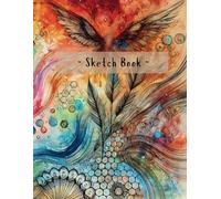 Sketch Book Premium Abstract Cover: 8.5x11 Premium Blank Notebook for Sketching, Drawing, Writing and Doodling, For School, Class and Home, ver. 1