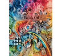 Sketch Book Premium Abstract Cover: 8.5x11 Premium Blank Notebook for Sketching, Drawing, Writing and Doodling, For School, Class and Home, ver. 3