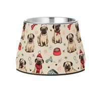 Sketch - Cuenco de agua elevado para mascotas con soporte de acero inoxidable para gatos para amar a las mascotas y comer lentamente