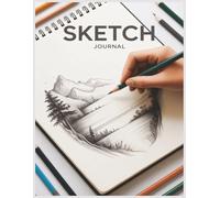Sketch Journal: 90-Page 8.5" x 11" Sketchbook for Drawing Kids, Beginners & Creative Prompts