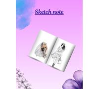 Sketch note: 8.5 x11 inch & 75 nos. blank pages