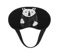 Sketch of Bear - Máscara de dormir de cobertura completa, máscara de dormir relajante, sin estrés, máscara de ojos nocturna