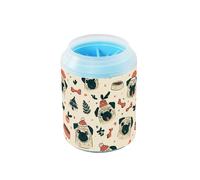 Sketch Style Cute Cartoon Dogs - Limpiador de pies de mascotas reutilizable con cepillo de masaje suave, kit de limpieza de pies de mascotas para perros medianos a grandes