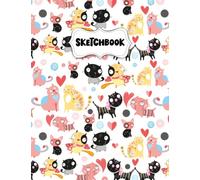Sketchbook: Adorable Kittens Sketch Book for Drawing: Blank Sketch Pad for Drawing for Kids: Sketchpad for Drawing for Kids, Bleed Proof Art Sketch Book 8.5 x 11