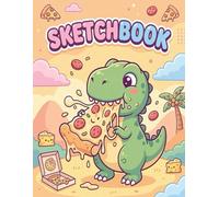 Sketchbook: Cool Slide Sketchbook Funny Penguin and Ice Cream Cone Art Book,110 Pages of 8.5 x 11 Inches