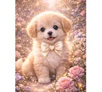 Sketchbook - Cute Dog Fantasy Drawing Book: A dreamy space for sketching, doodling, and creative ideas