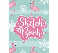 Sketchbook Flamingo Large Format: Drawing book for flamingo fans