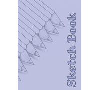 Sketchbook for artists - A4 blank drawing pad: Perfect for drawing or sketching anywhere (Blue)