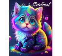 Sketchbook for cat lovers. Dreamy Cat Sketchbook: 140 Blank Pages for Drawing, Doodling, and Creativity | 8.5” x 11” Large Artist Notebook for Cat Lovers and Creative Minds"