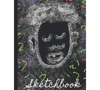 Sketchbook for Drawing, Doodling, Coloring, Sketching or Painting (Abstract Cover 2): Large Sketch Notebook With Space To Draw In, 8x10 inches, 110 pages