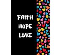 Sketchbook for Kids and for everyone, Large format A4, 100 sheets, 200 pages, white pages, for Coloring, Drawing, faith hope love