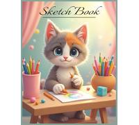 SketchBook: Large 8.5 x 11 Sketch Pad for Kids, Artists and Cat Lovers: Blank Paper Notebook for Drawing, Sketching or Doodling | Great Gift For All Ages