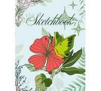 Sketchbook: Large Drawing Pad with Blank White Paper for Sketching, Doodling, and Painting. 110 Premium Artist Pages, 8.5 x 11 Inch.