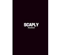 Sketchbook leere Seiten blanco, Hardcover, 40 Blatt 80 Seiten, zum Skizzieren und zeichnen: Scaply (Skizzenbücher/Malbücher)
