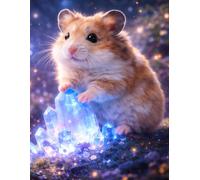 Sketchbook - Magical Hamster Crystal Forest: A creative space for sketching, doodling, and imaginative ideas