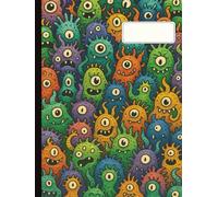 Sketchbook / Notebook: Ffunny monsters Blank Sketch Book 8 x 11 Inches 160 pages