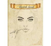 Sketchbook of beautiful women's faces.: Practice Drawing Beautiful Faces with Lightly Sketched Female Portraits - Perfect for kids and adults for Artists of All Levels.