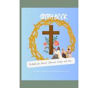 Sketchbook Suitable for Pencil Charcoal and Pen: Blank Paper 120 Sheets 6*9 Inches Vivid Bright Cover for Artists (Easter Sketchbooks For Christians)