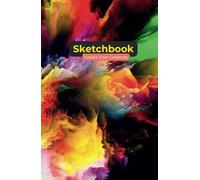 Sketchbook: Unlock Your Creativity, Notebook for Drawing, Writing, Painting, Sketching, Doodling, 120 Blank Pages, 5.5x8.5, Premium Abstract Design, ... Quote, Perfect Gift for Kids or Adults
