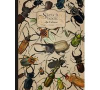 Sketchbook with Beetles & Bugs Vintage Scientific Illustration: Insect Aesthetic Notebook for Sketching, Journaling, or Doodling | Size: 8.5" x 11" | 100 Blank Pages