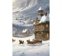 Sketchbook with Christmas Village Cover: for all artist's drawings and doodles