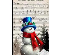 Sketchbook with Snowman with Blue Hat Cover: for all artist's drawings and doodles