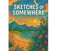 Sketches Of Somewhere: A coloring journey through imagined landscapes