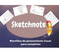 Sketchnote: Plantillas de pensamiento visual para completar