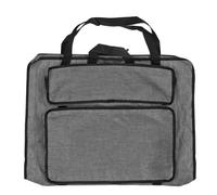 Sketchpad Bag Painting Tool Carrying Bag Large Capacity Durable Artist Shoulder Bag for Outdoor Sketching Art Supplies Storage Canvas Christmas Gifts (Grey)