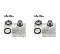 SKF 2x Cubo Kit Cojinete de Rueda Trasero para Subaru Justy III Suzuki Ignis G3X