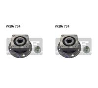 SKF 2x Eje de Rueda Juego Cojinetes Delant. para Fiat Panda Seat Marbella Terra