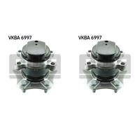 SKF 2x Eje de Rueda Juego Cojinetes Trasero para Nissan Qashqai + 2 I X-Trail