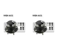 SKF 2x Juego Cojinete Rueda Radnabe Trasera para Volvo C70 II Cabriolet 542