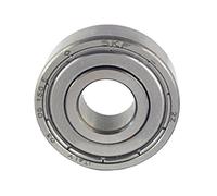 SKF 6204 ZZ - Rodamiento de bolas de ranura profunda (1 unidad), 20 x 47 x 14 mm