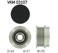 Polea del alternador VKM 03107 SKF para AUDI VW SKODA