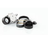 SKF Juego de correas auxiliares servicios para FORD: Fiesta, Focus, Fusion, C-Max & MINI: MINI & PEUGEOT: 307, 107, 206, 1007 (Ref: VKMA 33058)