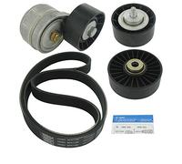 SKF Juego de correas trapeciales poli V VKMA 32058 EPDM (Ethylen-Propylen-Dien-Caucho) Compatible con FIAT Idea 350, LANCIA MUSA 350