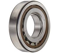 SKF NUP 207 ECP - Rodamiento de rodillo radial cilíndrico, 35 ID, acero para rodamientos