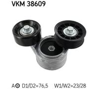 SKF Polea De Correa Poly V Para Jeep Grand Cherokee II Dodge Nitro