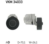 SKF Rodillo Tensor Correa Poly V Automático Para Ford Fiesta V KA Mazda 121 III