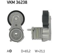 SKF Rodillo Tensor Correa Poly V Automático Para Ford Focus II Volvo V50 C70