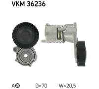 SKF Rodillo Tensor Correa Poly V Automático Para Ford Focus II Volvo V50 C70