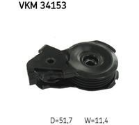 SKF Rodillo Tensor De Correa Para Ford Mondeo III Turnier