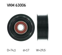 SKF VKM 63006 Desviación Papel de Liderazgo Trapezoidal para Honda Civic VIII