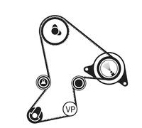SKF Kit de correa de distribución VKMA 06214