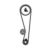 Kit de correa de distribución con perfil redondeado de dientes VKMA 96002 SKF